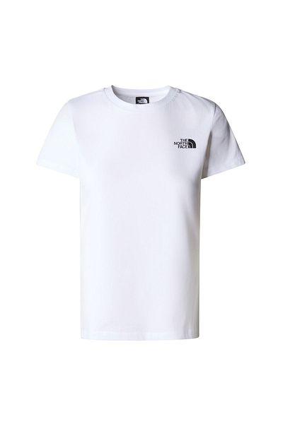 THE NORTH FACE W S/s Box Nse Slim Tee Damen Weißes T-Shirt Nf0a87nmfn41