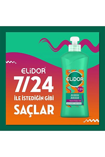 Elidor 24/7 Styling Hair Care Cream Evident Curls 300 ml