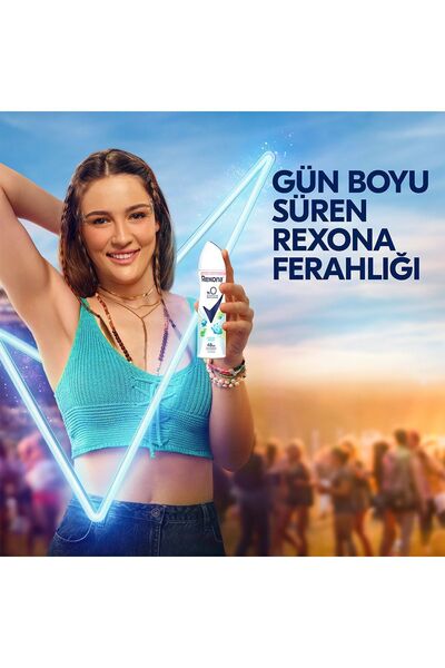 Rexona Kadın Sprey Deodorant Ocean Fresh %0 Alüminyum 48 Saat Ter Kokusuna Karşı Koruma 150 Ml X3