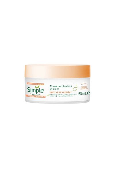 Simple Protect'N' Glow 72 Hours Moisturizing Gel Cream for Skin Who Has Lost Its Radiance 50 ml
