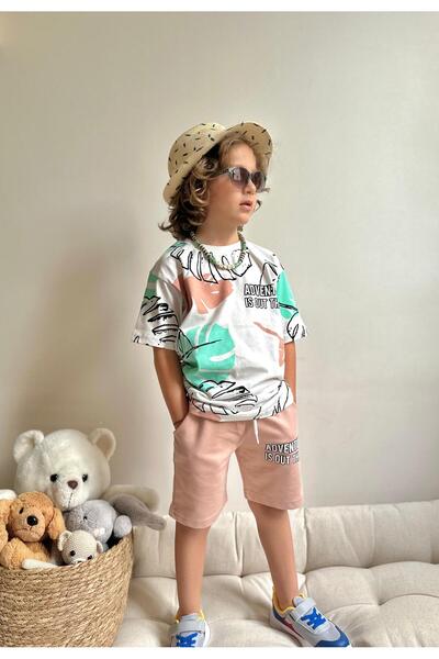 YİGİT BUTİK Σετ για αγόρι - Yigit Boutique εμπριμέ σορτς