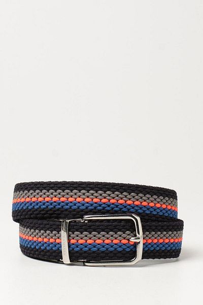 PAUL&SHARK Leather Cut Reversible Elastic Men's Belt