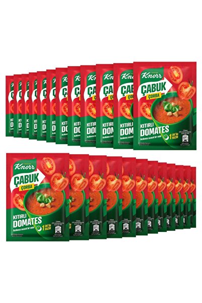 Knorr Kıtırlı Domates Çabuk Çorba 22 gr X 24 Adet