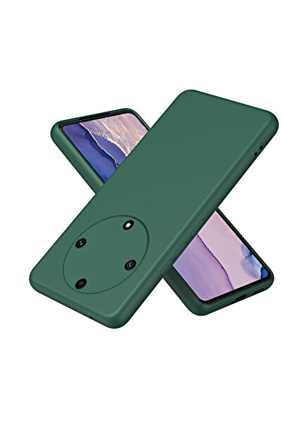 Fibaks Honor X9A Kılıf Kamera Çıkıntılı Içi Kadife Lansman Yumuşak Dokulu Silikon Kapak