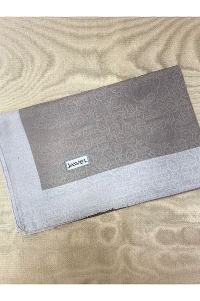JAWEL ŞAL Monogram Patterned Shawl