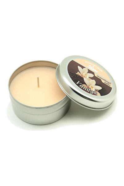 Genel Markalar Dekoratif Hediyelik Bozkurt Yuvarlak Metal Kutuda Kokulu Mum V...