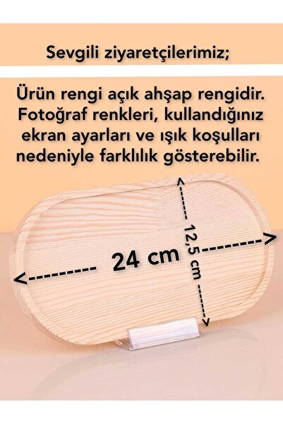 Mucha Doğal Ahşap Yağdanlık Altlığı, Bambu Çerezlik, Kahvelik, Sabunluk, Sunum Standı Çok Amaçlı Sunumluk