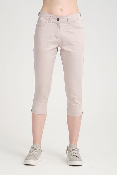 Era Lisa Plus Size Gaberdine Capri - Σχισμές στα πόδια