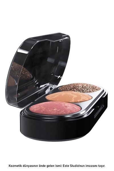 Estella Color Add to Your Beauty: 3-Piece Blush Palette with Terracotta Blush No: 02