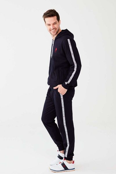 U.S. Polo Assn. Σετ ανδρικής φόρμας με κουκούλα