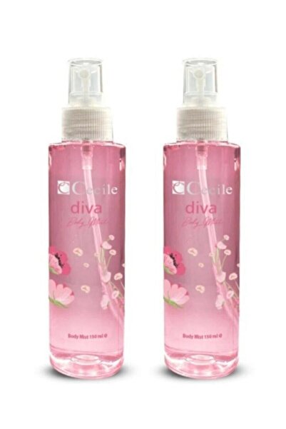 Cecile Body Mist Diva 150 ml X2