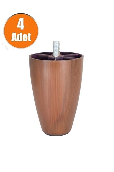 Moda Power MODA Adalya 10 Cm Mobilya Baza Koltuk Puf Silindir Ayak Kanepe Aya...