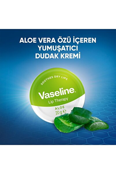 Vaseline Dudak Kremi Lip Therapy Aloe Vera 20 gr