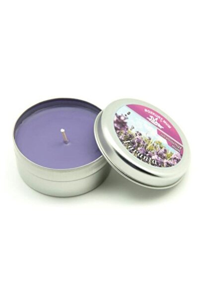 Bozkurt Mum Lavanta Kokulu Metal Kutulu Mum