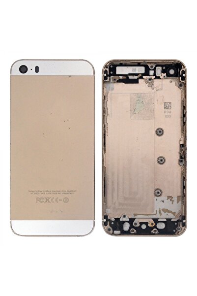 Nettech Teknonet Iphone 5s Uyumlu Batarya Kapaklı Boş Kasa - Gold