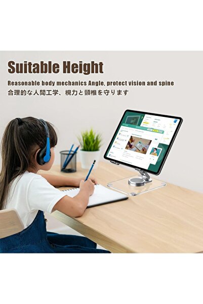 RADOON Tablet Stand 360 Döner Tasarım Akrilik Evrensel Standı