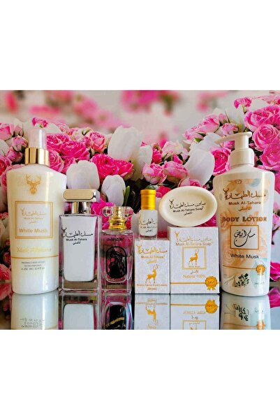 MUSK AL TAHARA 6'lı ürün Beyaz misk seti