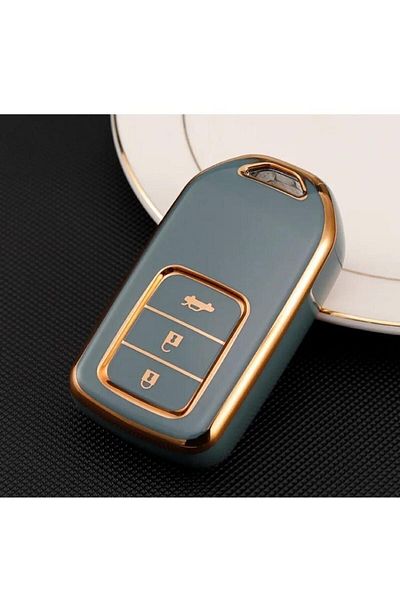 GMA KEYS Honda Civic Fc5 Crv Hrv Model de funcționare fără cheie fără întrerupător Nano Key Cup Case Carcasă Culoare gri