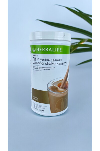 Herbalife Formül 1 Öğün Yerine Geçen Besleyici Shake Karışımı Çikolata Aromal...