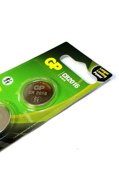 GP Batteries Gp Cr2016 3v Lityum Akıllı Kumanda Saat Oyuncak Oto Düğme Kumanda Pili Para Pil 5li Kart