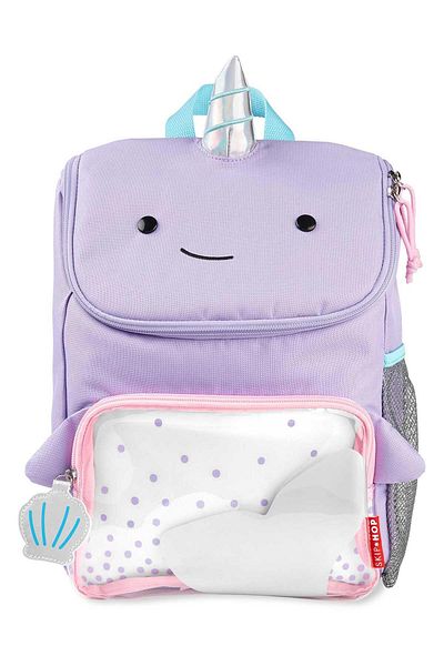 Skip Hop Narwhal Patterned Zoo Kids Large Size Backpack