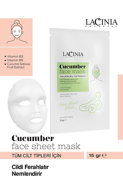 Lacinia Paper Face Mask (Cucumber)