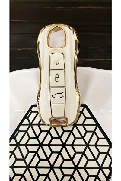 GMA KEYS غطاء جهاز التحكم عن بعد من السيليكون عالي الجودة لسيارة بورش 2018 با...