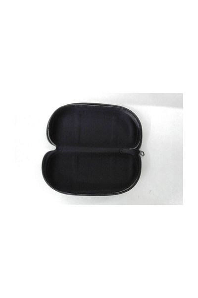 Ege Optik Unisex Black Zippered Leather Glasses Box