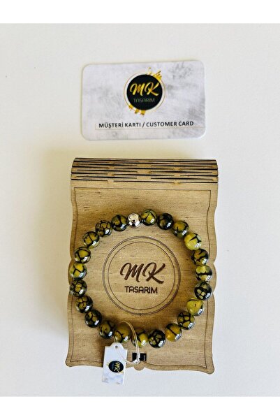 MK tasarım سوار من حجر العقيق الحقيقي| في صندوق خاص| بطاقة العملاء MK.009.023