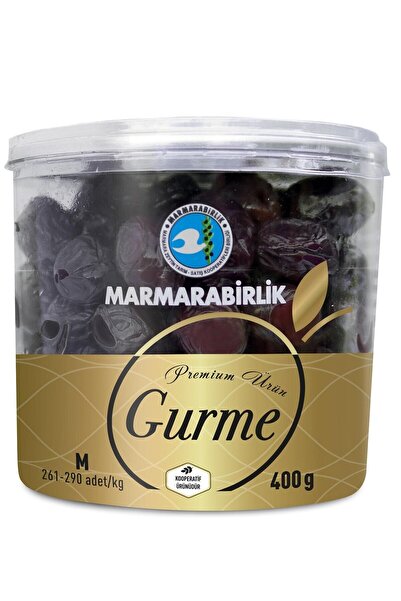 MarmaraBirlik Gurme Siyah Zeytin M Boy 400 gr