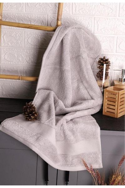 Bambum Cindy - Microcotton Face Towel Gray 50x90cm