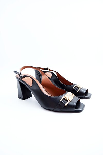 Tenau Ženske cipele na petu od prave kože