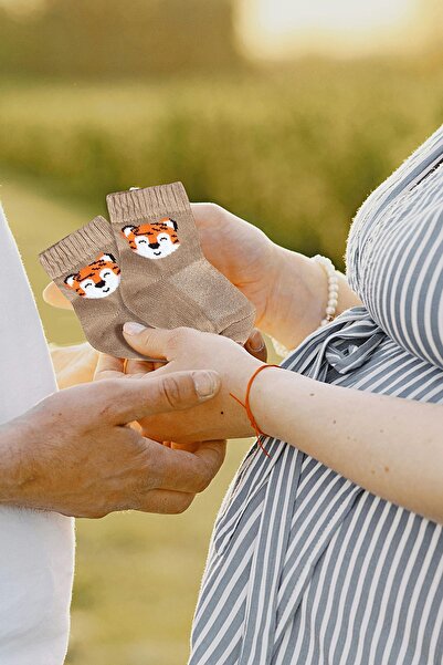 poffibaby Premium Organic Cotton 3-piece Unisex Baby Socks - Cute Friends Boxed