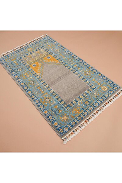 Halıcızade Makine Dokuma Yün Gri Seccade Halı