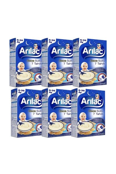 ARI Lac Instant Ek Gıda 7 Tahıllı Gece 200 gr X 6 Adet