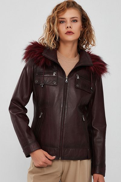 Guess Burgundy Women Coats Jackets Styles Prices Trendyol