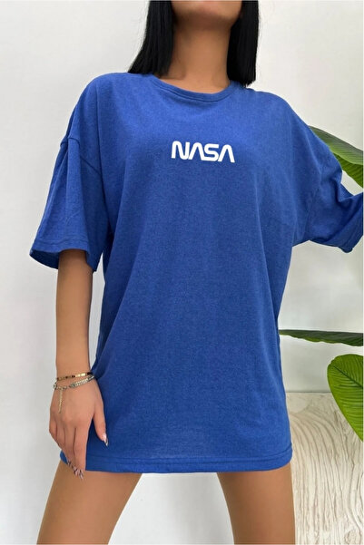 oneagılyazı Tricou oversize unisex cu imprimeu NASA