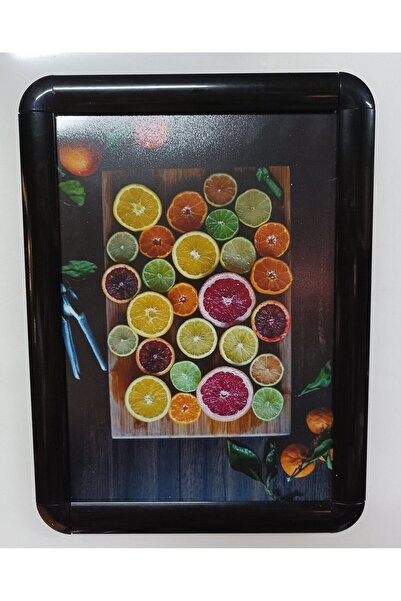 KIVILCIM PLASTİK VE REKLAM ÜRÜNLERİ A4 SİYAH ALÜMİNYUM RONDO ÇERÇEVE