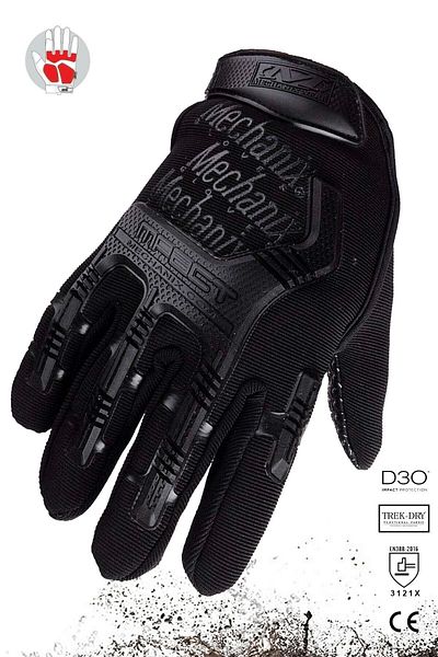 MECHANIX Tactical, Work Safety, Motorcycle Resistant Touchscreen Gloves Black