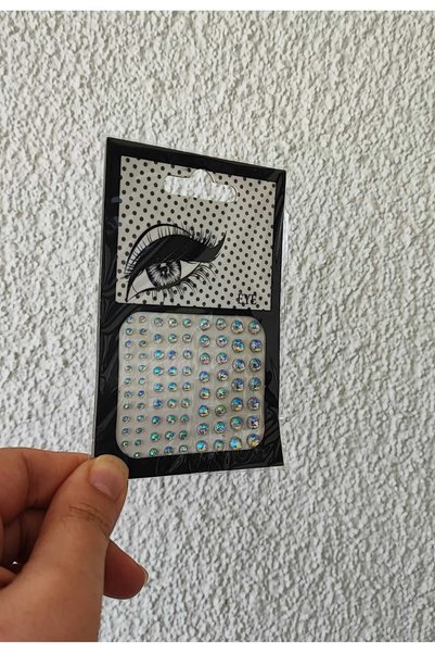 Generic Brand 81 Self-Adhesive Face, Eye, and Nail Stone Stickers in 4 Different Sizes (Crystal Stones)