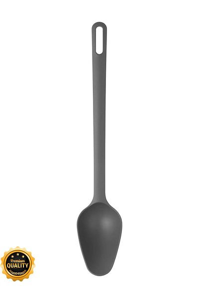 TAGESAN Fullandad Long Handle Kitchen Spoon - Serving Spoon with Hanging Hole