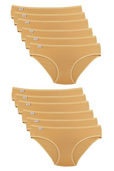 Bluence Συσκευασία με 12 εσώρουχα Lycra Plus Size
