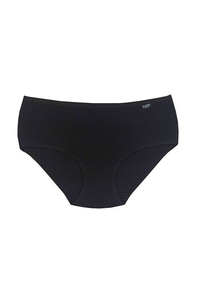 Bluence Μαύρο Ψηλόμεσο Lycra Βαμβακερό Σλιπ Bato 6 Τεμάχια
