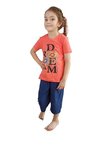 Bluence Σετ βαμβακερό κάπρι σερβιτόρας Narçişi Girl