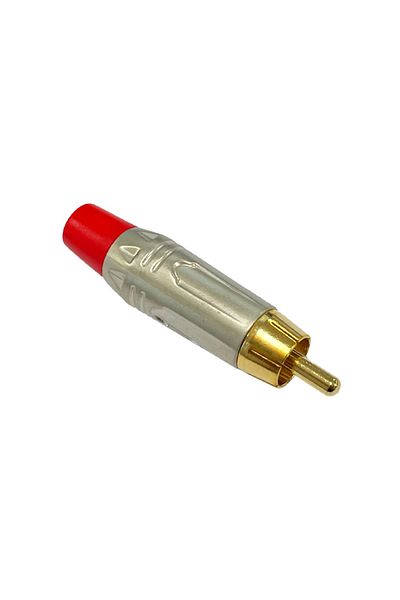 Hepa-Merz Male Hepa Merz Stlc-3040rd Gold Tip Rca Connector