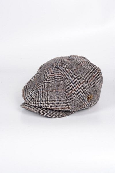mercantoptan Winter 8 Piece Model Italian Pattern Men's Cap Hat