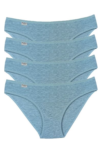 Bluence Large Size Women's 4 Pack Lycra Slip Panties