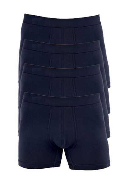 Bluence Ανδρικό βαμβακερό Lycra Stretchy Navy Blue Boxer 4 τεμαχίων