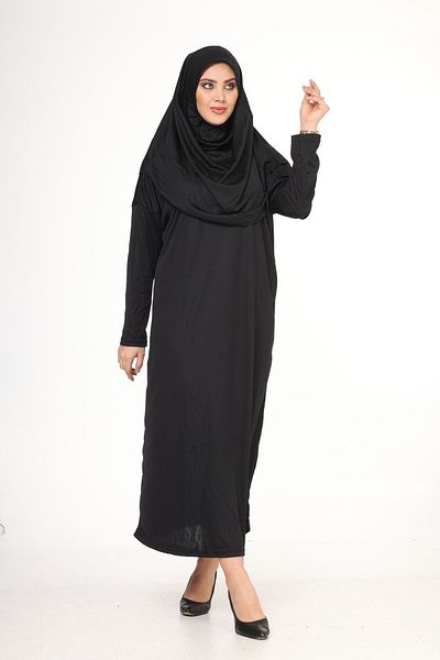 Bluence Rochie hijab dintr-o bucată, ușor de purtat, cu husă de transport ca cadou