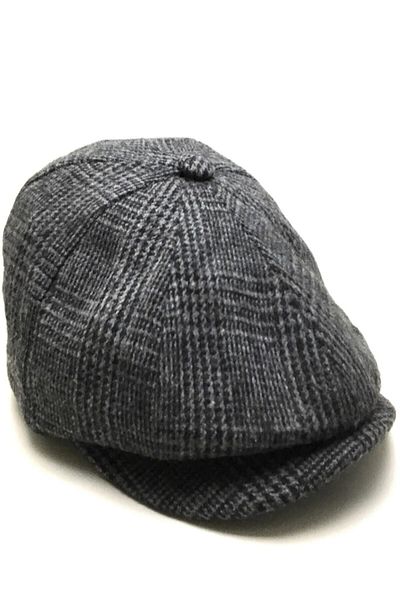 Outlet Çarşım Men's Grey British Peaky Blinders Cap - Model